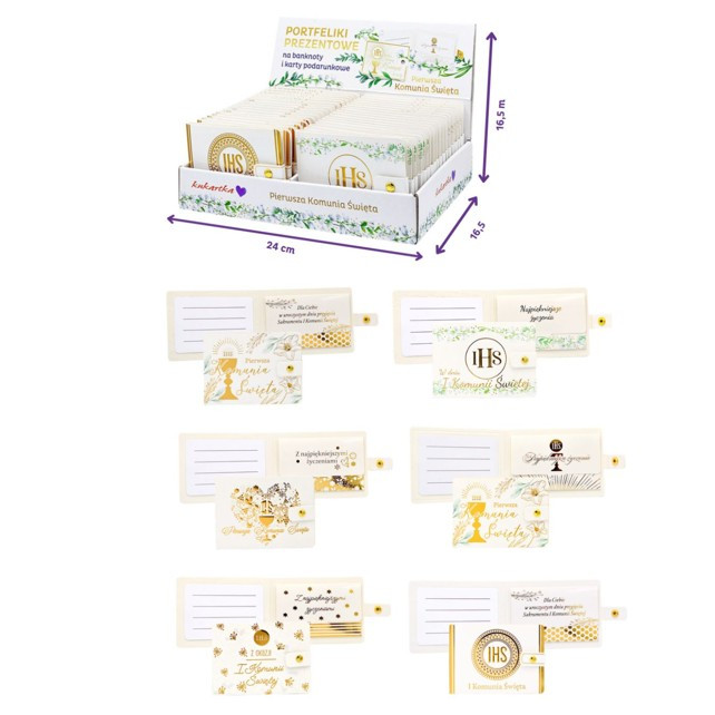 Portfelik prezentowy POR mix okazji Passion Cards